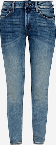 Skinny Jean QS en bleu : devant