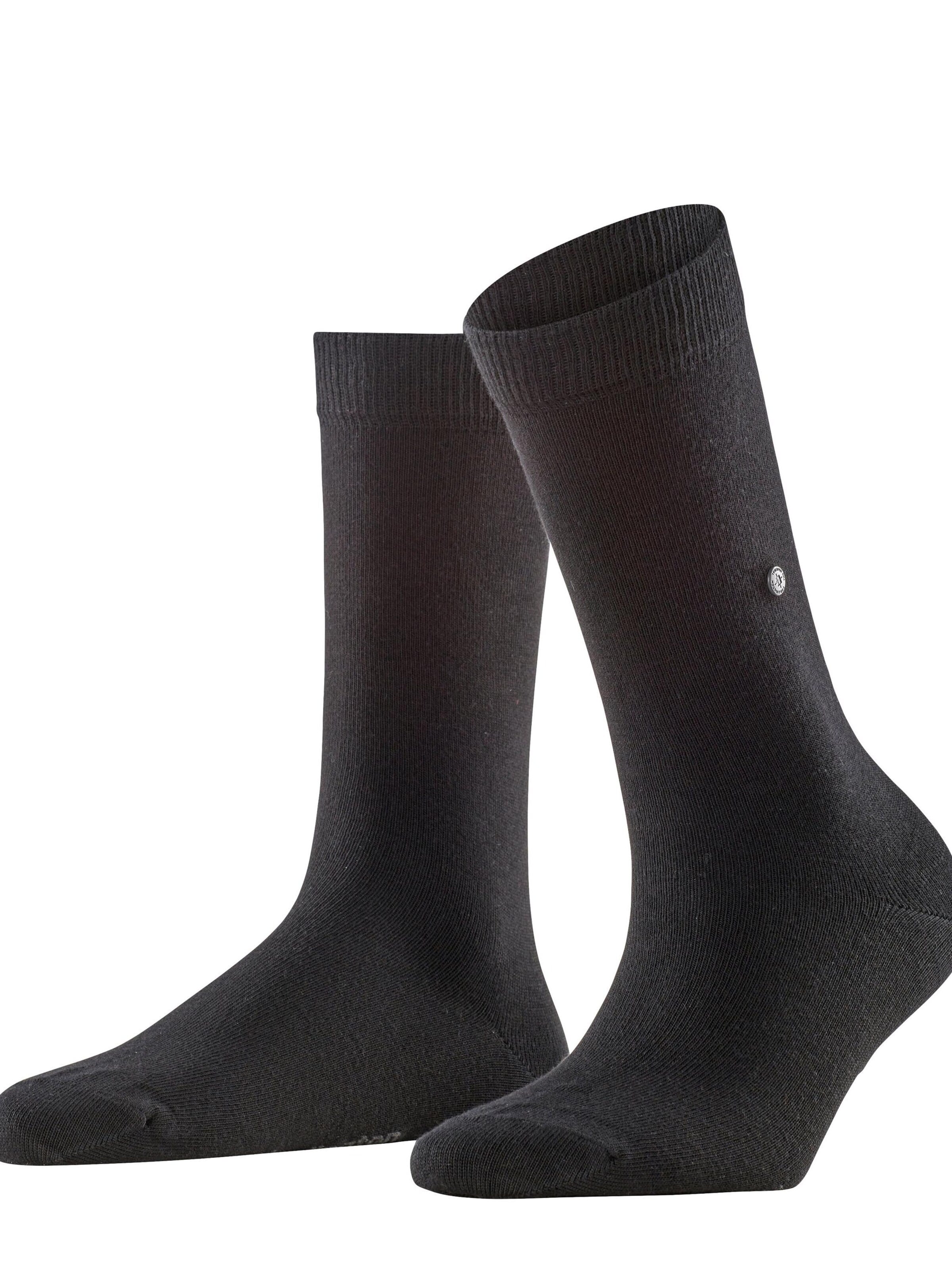 BURLINGTON Socks 'Brit Style' in Black: front