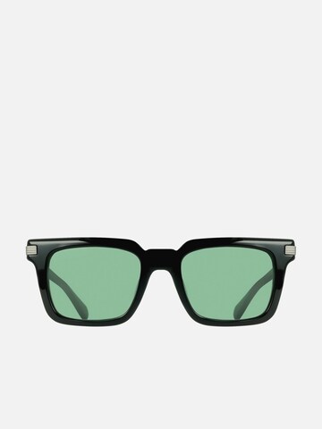 FERRAGAMO - Gafas de sol 'Ferragamo SF2103S Khaki horn 53/21/145 MAN Sunglasses' en negro: frente