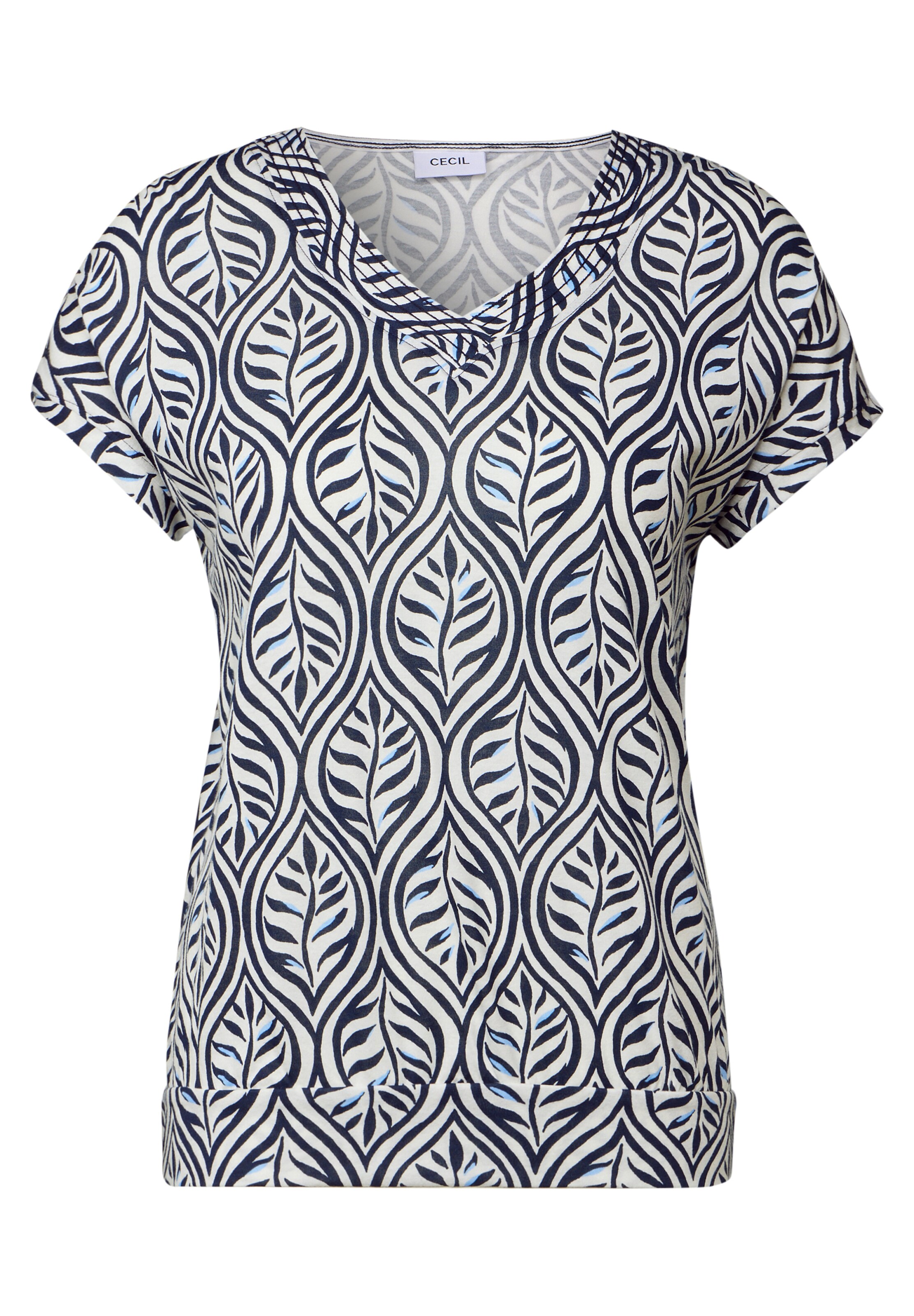 CECIL T-Shirt in Blau: Vorderseite