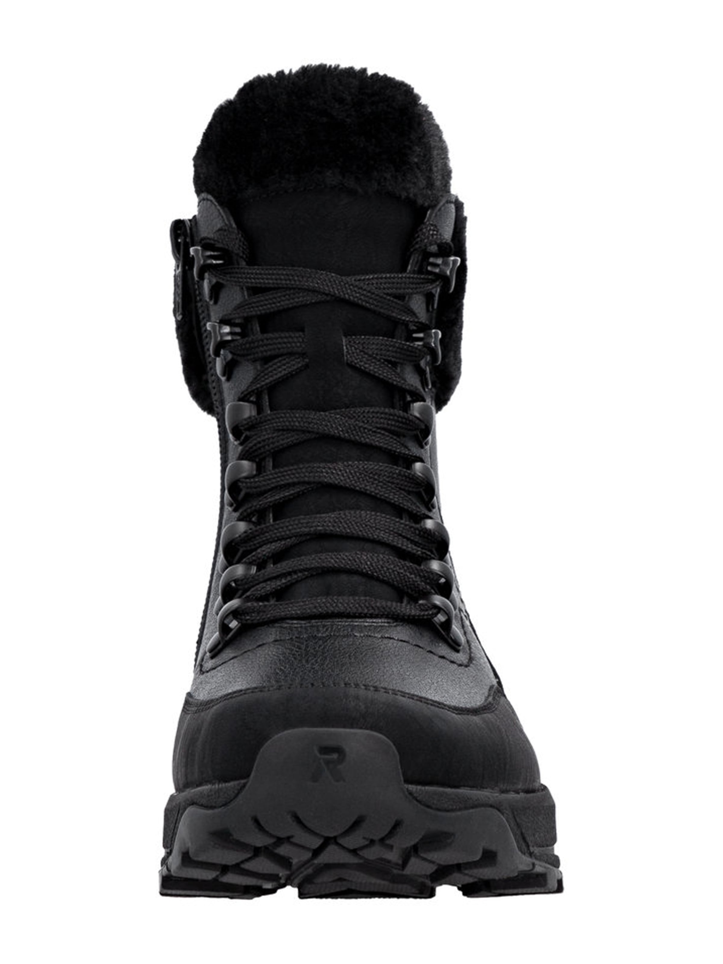 Bottines à lacets Rieker en noir