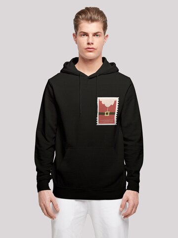 F4NT4STIC Sweatshirt 'Santa Letter Weihnachten' in Zwart: voorkant