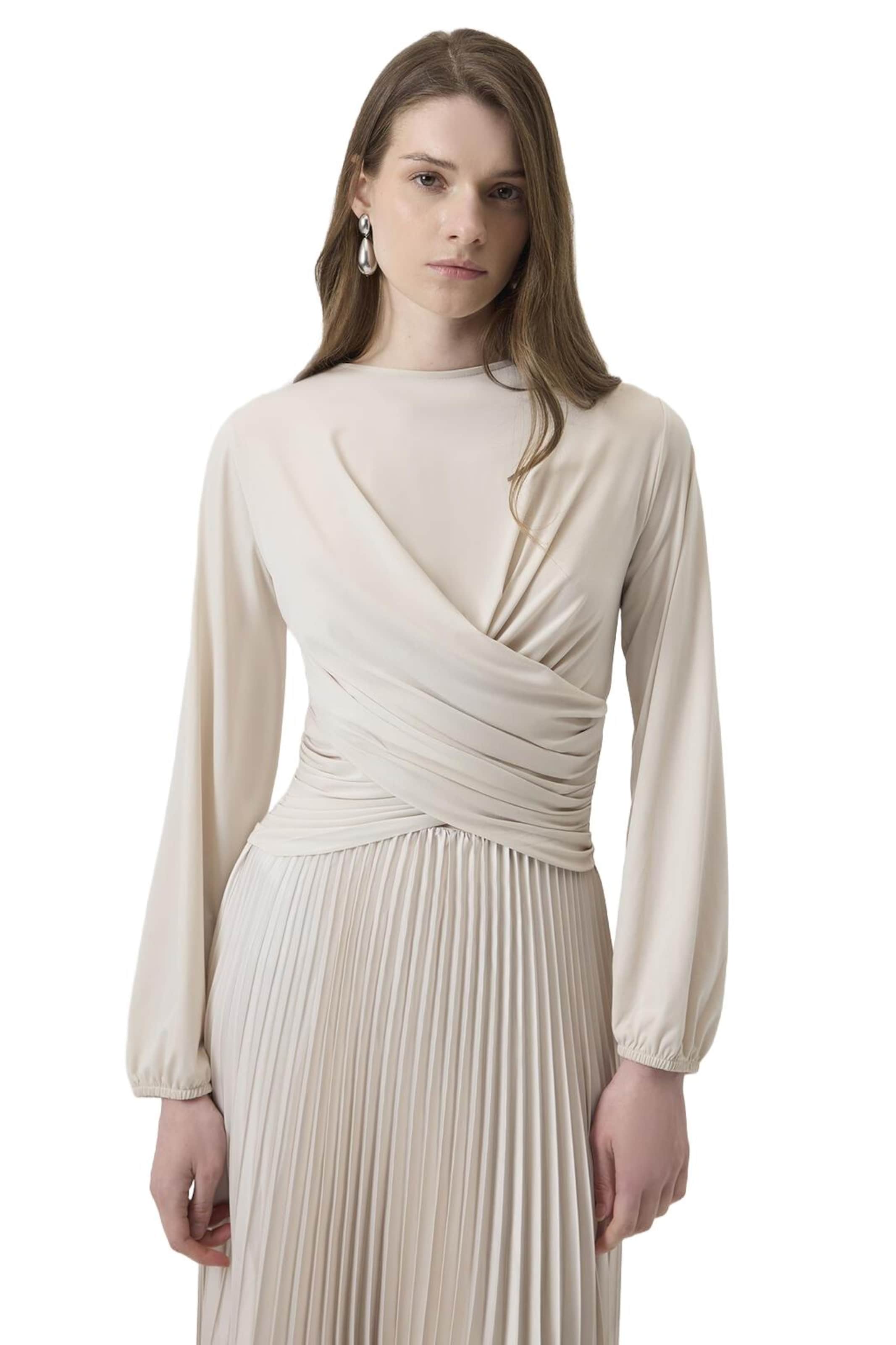 Touche Prive Bluse in Beige: Vorderseite