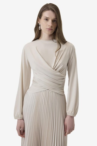 Touche Prive Bluse in Beige: Vorderseite