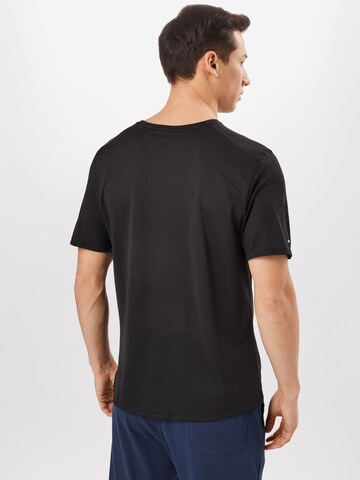 NIKE Sportshirt 'Miler Run Division' in Schwarz