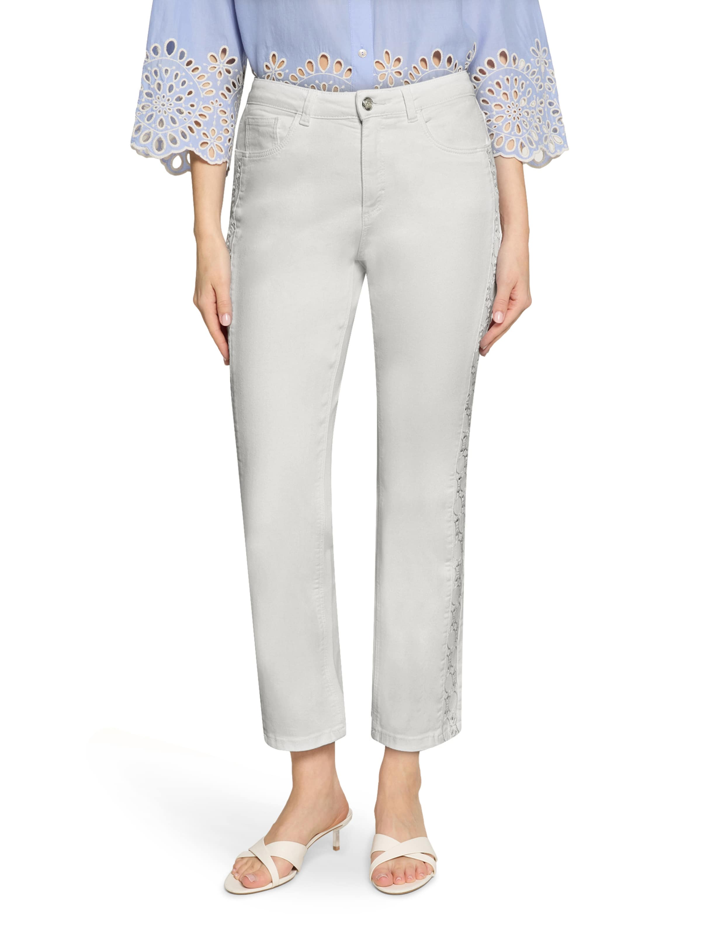 Loosefit Jeans di Cartoon in bianco: frontale