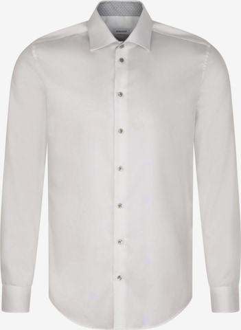 Coupe slim Chemise business SEIDENSTICKER en blanc : devant