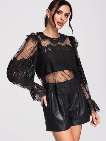 Ombre Blouse in Black