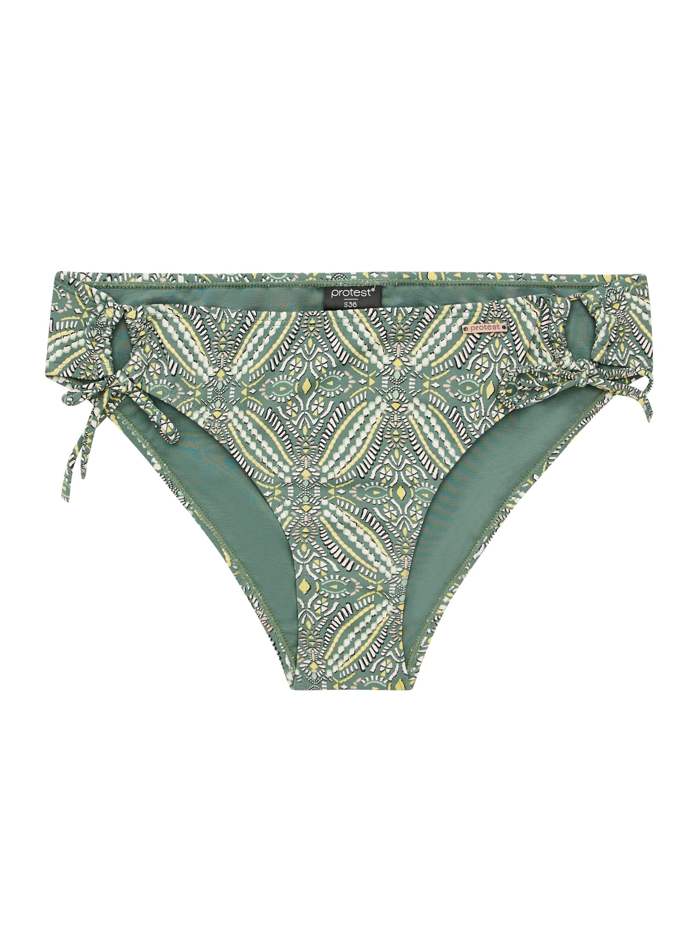 PROTEST Bikinihose 'MIXCabelau'‌‌‌‌‌ in Grün: Vorderseite