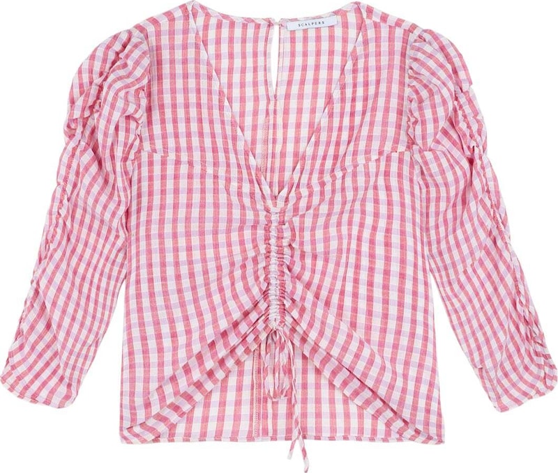 Scalpers Shirt 'Gingham' in Mauve