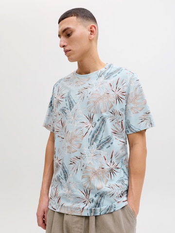 JACK & JONES Bluser & t-shirts 'JJHONOLULU' i blå