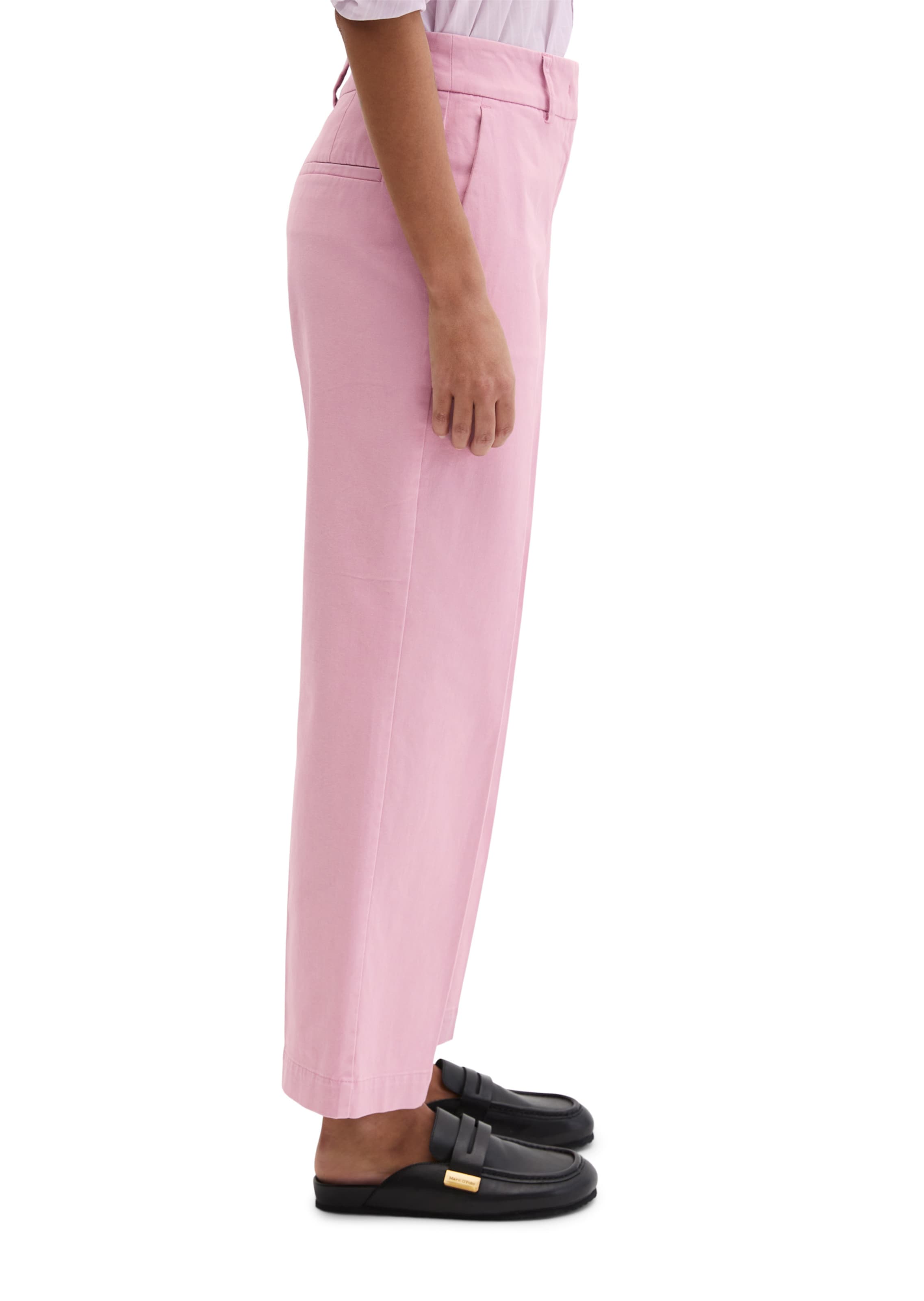 Marc O'Polo Wide leg Broek 'Mea' in Roze