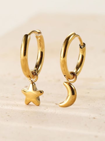 Hey Happiness - Pendientes 'Lunar Glow' en oro