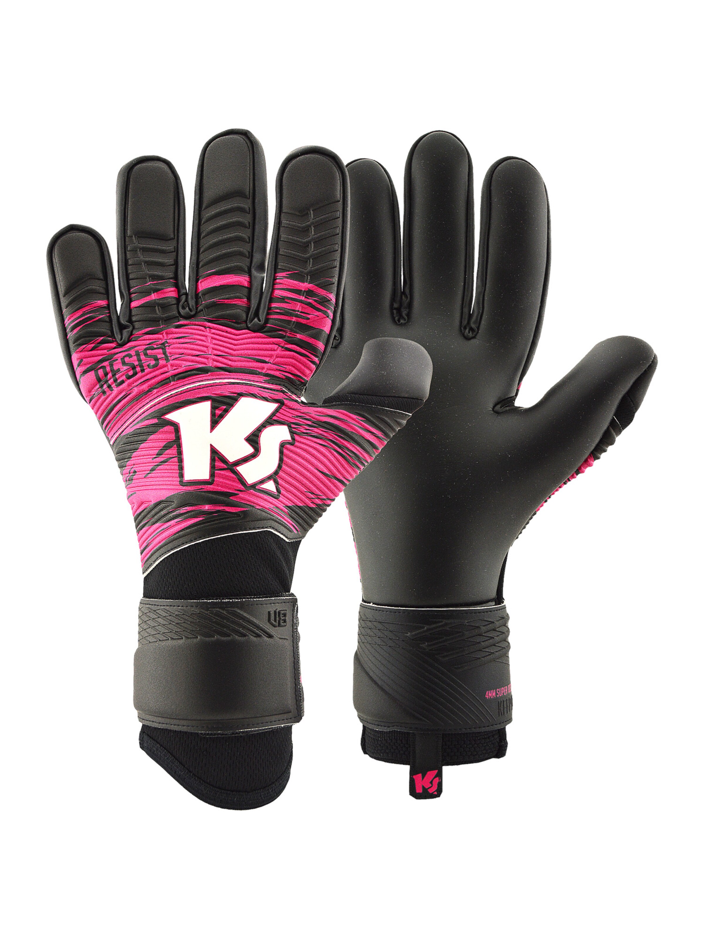 KEEPERsport Sporthandschuhe in Schwarz: Vorderseite