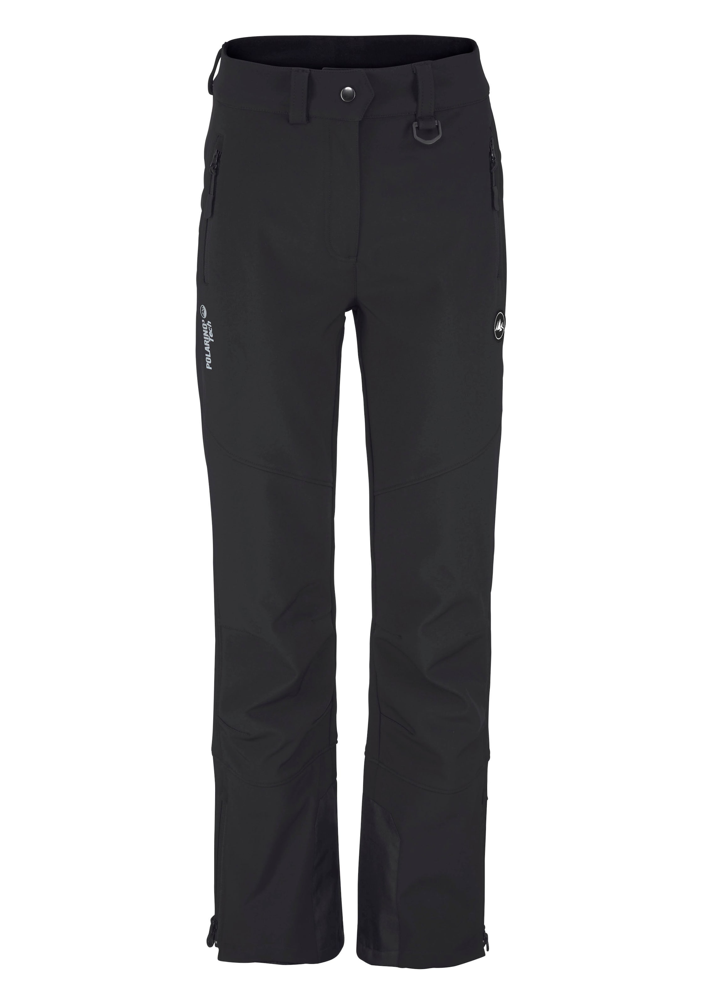 POLARINO Regular Skihose in Schwarz: Vorderseite