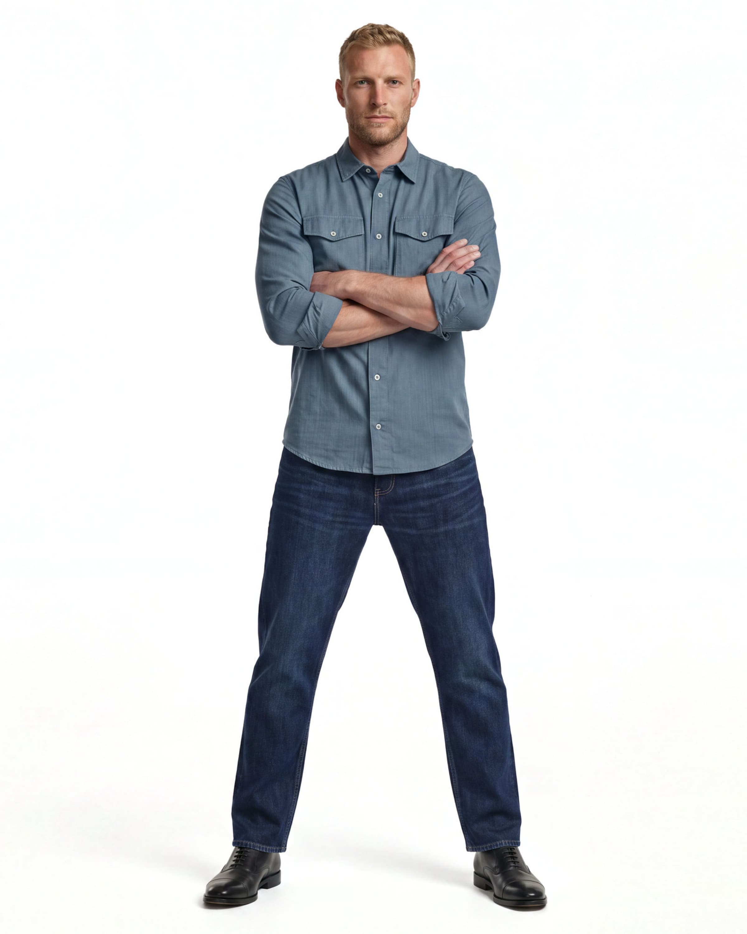 G-STAR Slimfit Jeans-5Pocket ' ' in Blau: Vorderseite