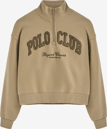 Polo Club Sweatshirt in Brown: front