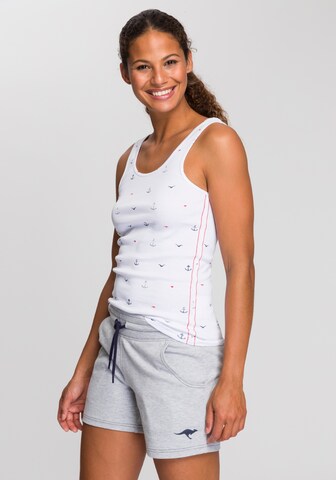 KangaROOS Ripptanktop in Blau: Vorderseite