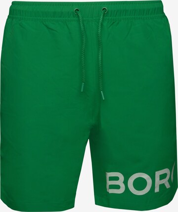 BJÖRN BORG Board Shorts 'Sheldon' in Green: front