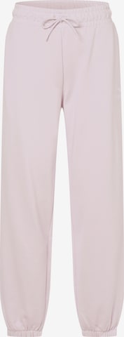 PUMA Loosefit Sportbroek in Lila: voorkant