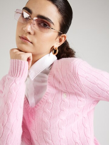 Polo Ralph Lauren Sweter 'KIMBERLY' w kolorze różowy