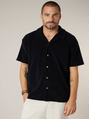 Deeluxe Regular fit Button Up Shirt 'Creekson' in Black: front