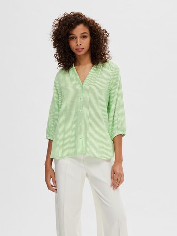 SELECTED FEMME Blouse 'Alberta' in Green