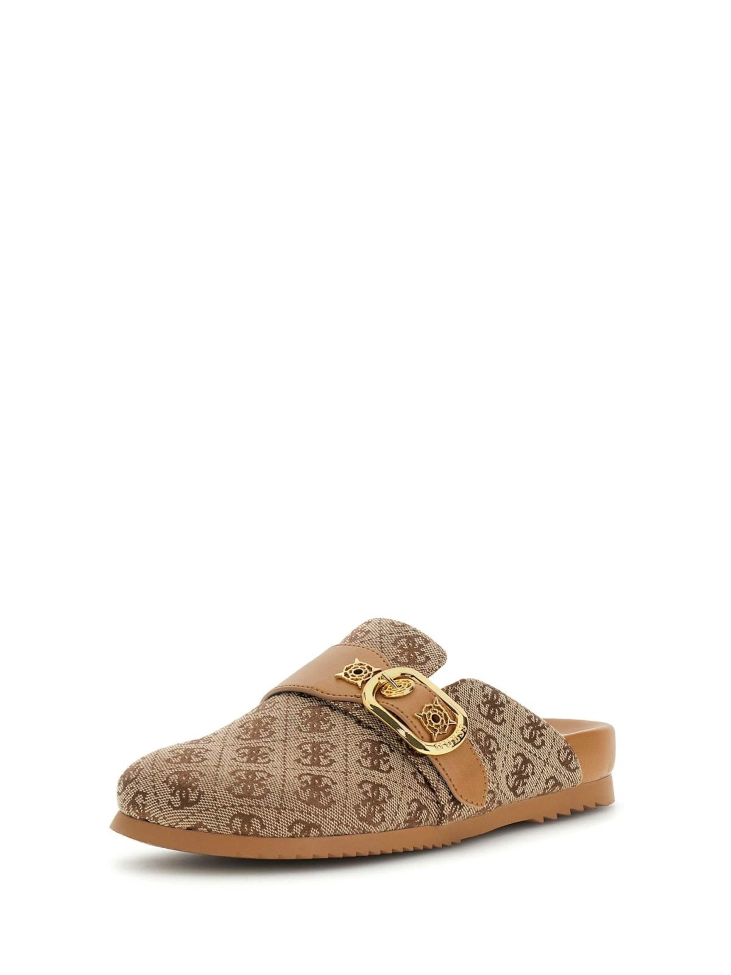 GUESS Muiltjes in Beige: voorkant