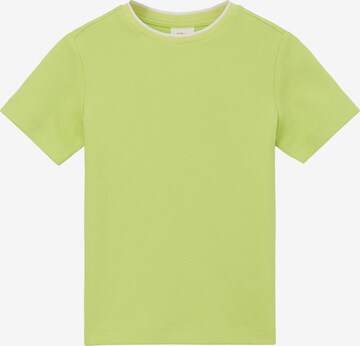 s.Oliver Shirt in Groen: voorkant