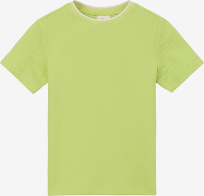 s.Oliver Shirt in de kleur Lichtgroen / Wit, Productweergave