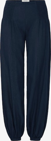Oxmo - Loosefit Pantalón ' OXNInna Linen Mix Relaxed Fit ' en azul: frente