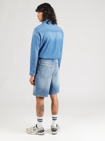 WEEKDAY Voľný strih Džínsy 'Galaxy' - Modrá