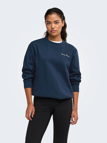ONLY PLAYSportska sweater majica 'ONPACE' - plava boja: prednji dio