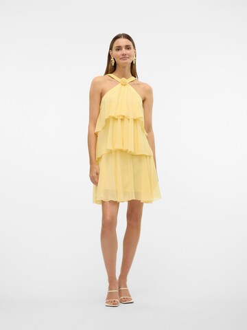 VERO MODA Jurk 'VMFelicia' in Geel