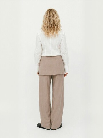 Crās Regular Pants ' Madelinecras ' in Brown