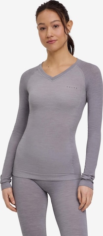 FALKE Base Layer in Grey: front