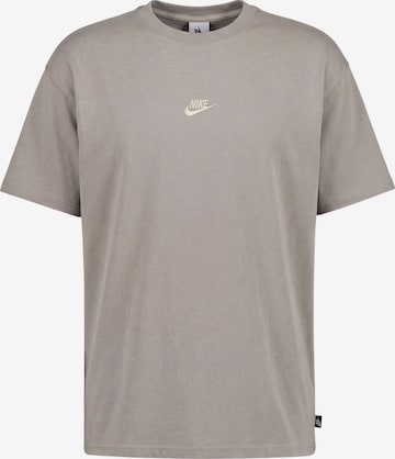 Nike Sportswear Tričko 'PREM ESS' – šedá: přední strana