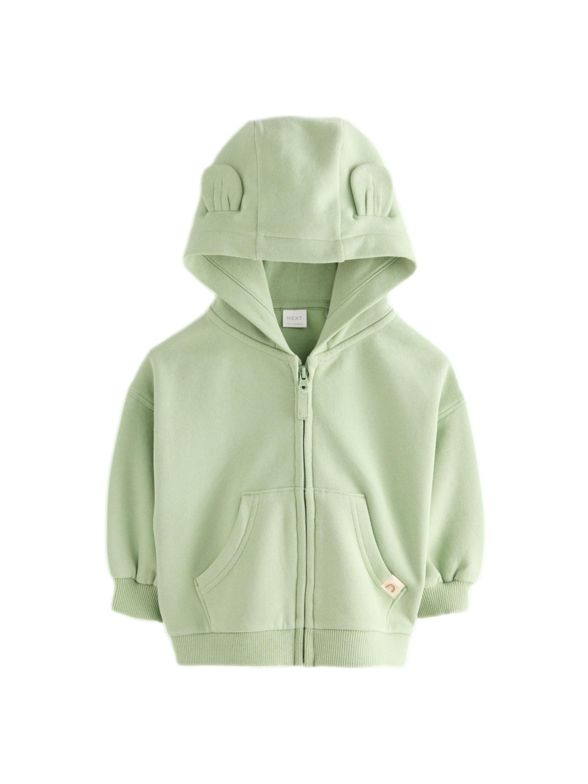 Next Mikina – zelená: přední strana