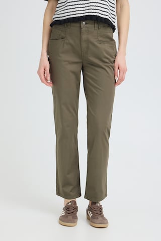 Regular Pantalon 'PZEVELYN' Pulz en vert