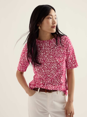 Seasalt Cornwall Shirt 'Poisson' in Pink: front