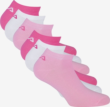 Chaussettes FILA en rose : devant