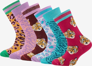 Chaussettes EWERS en mélange de couleurs : devant