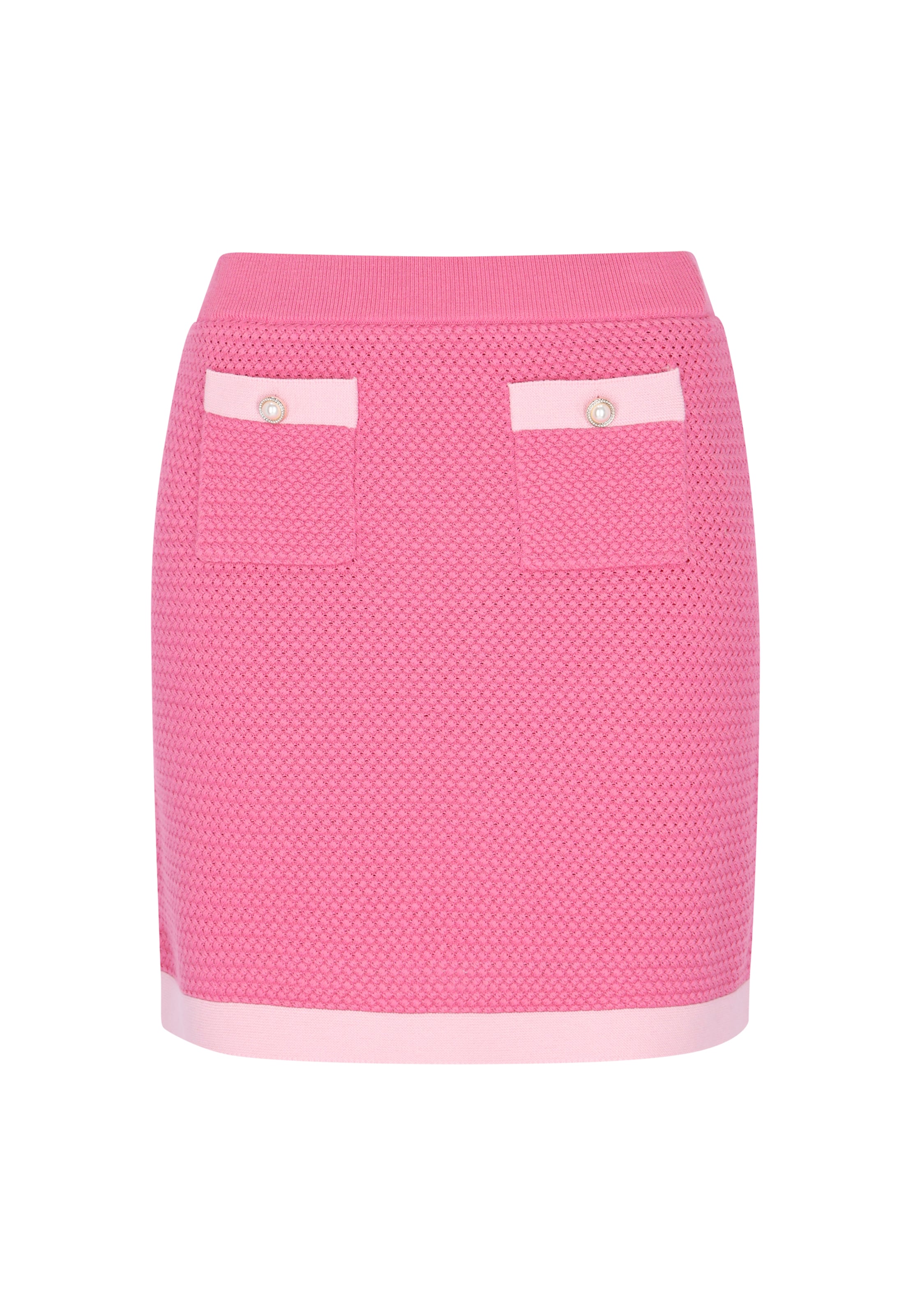 Jupe faina en rose : devant