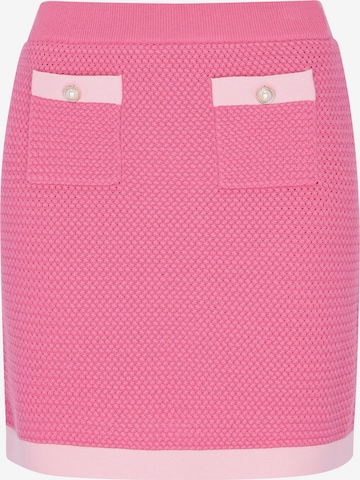 Jupe faina en rose : devant