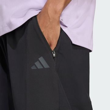ADIDAS PERFORMANCE Lużny krój Spodnie sportowe 'Power' w kolorze czarny