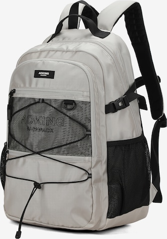 Aoking Rucksack in Grau: Vorderseite