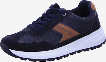 SUPREMO Athletic Lace-Up Shoes in Blue: front