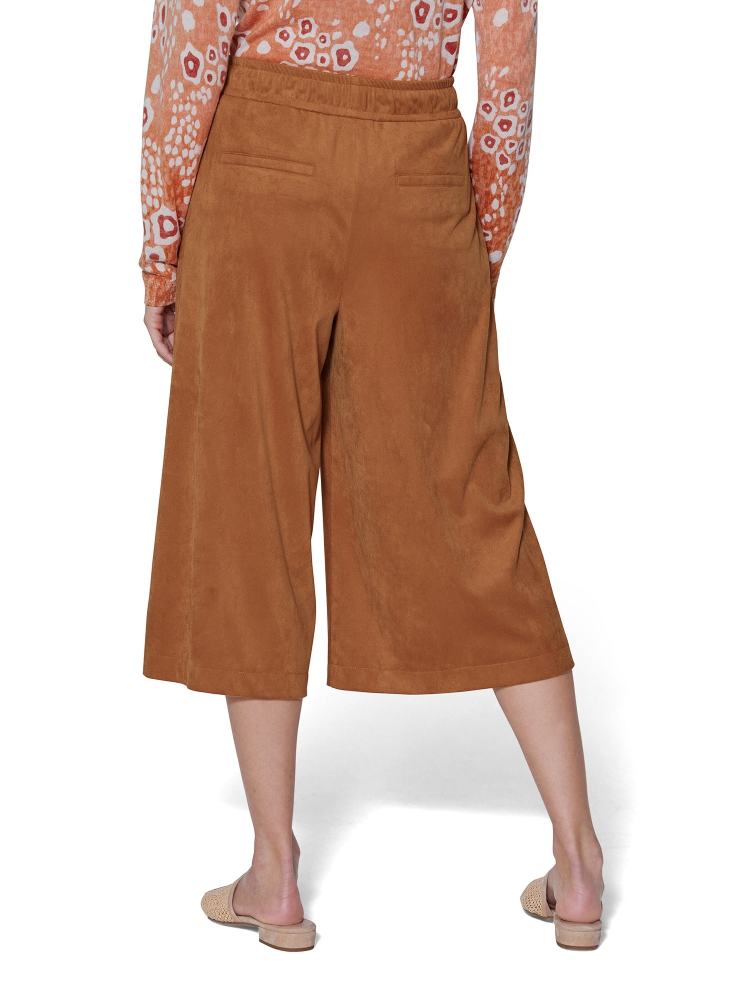 Wide Leg Pantalon MADELEINE en marron