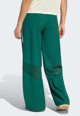 ADIDAS PERFORMANCE Wide leg Παντελόνι φόρμας σε πράσινο