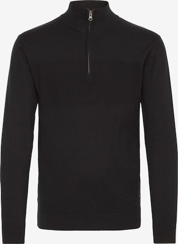 INDICODE JEANS Sweater 'Erno' in Black: front